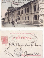 Romania ,Rumanien,Roumanie - Caracal- Posta Si Palatul Administrativ - Roumanie