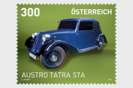 Austria 2024 Classic Austrian Cars - Austro Tatra 57A Stamp 1v MNH - Neufs