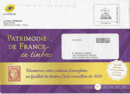 Pap De Service International _ Patrimoine En France - Official Stationery