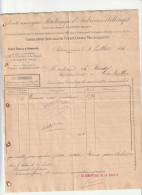 08-Société Métallurgique D'Aubrives & Villerupt..Tuyaux Coulés Verticalement..Aubrives..(Ardennes)..1898 - Other & Unclassified