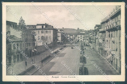 Alessandria Acqui Terme Corso Cavour Cartolina JK3722 - Alessandria
