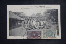 CÔTE D'IVOIRE - Affranchissement Général Faisdherbe Sur Carte Postale Pour La France  - L 150958 - Brieven En Documenten