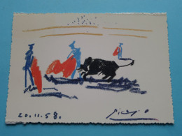 PABLO PICASSO Corrida 1958 Bull Fight ( Zie / Voir Scans ) Edit. Hazan / Spadem - Anno 1994 ! - Entertainers