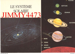 CPM - Le Système Solaire + Texte Au Dos - Dessins A. Rihn - Imp. Valblor Strasbourg 1986 - Astronomia