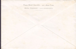 Italy TERME HOTEL SMERALDO, ABANO TERME 1970 Cover Lettera GENEVE Switzerland 20 L Italia Stamp (2 Scans) - 1961-70: Marcofilia
