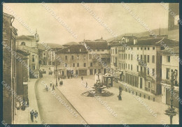 Vicenza Bassano Del Grappa Piazza Garibaldi FG Cartolina JK4041 - Vicenza