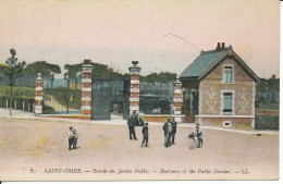PC46927 Saint Omer. Entrance Of The Public Garden. Levy Fils. B. Hopkins - Mundo