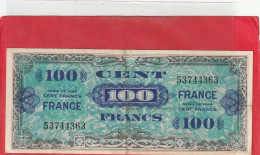 IMPRESSION AMERICAINE 1ere EMISSION - REVERS " FRANCE " . 100 FRANCS . SANS N° DE SERIE  -  N° 53744363  .  2 SCANNES - Sonstige & Ohne Zuordnung