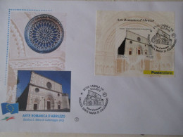 Busta 1 Giorno Arte Romanica Abruzzo - 2011-20: Storia Postale
