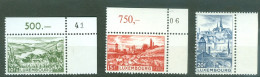 Luxembourg   Yv  407/409  * *  TB  Bord Et Coin De Feuille   - Unused Stamps