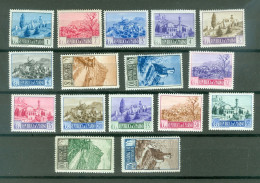 Saint Marin  Yv 320/333  Ou  Sassone 342/355  * *  TB    - Unused Stamps