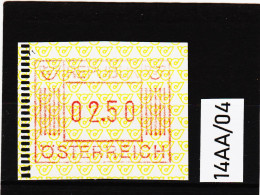 14AA/04 ÖSTERREICH 1983 AUTOMATENMARKEN 1. AUSGABE  2,50 Schilling   ** Postfrisch - Neufs