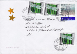 Switzerland A PRIORITY Prioritaire Label BASEL 2008 Cover Lettera 3x Schmetterling Butterfly Papillon Dragonfly Libelle - Briefe U. Dokumente