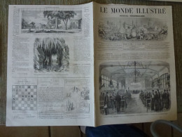 Le Monde Illustré Novembre 1865 La Sainte Eugénie Incendie Charenton Brésil Corcovado - Revues Anciennes - Avant 1900