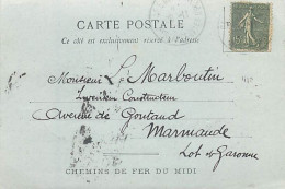 CARTE POSTALE CHEMIN DE FER DU MIDI. Chef De Gare De PERPIGNAN. 1918. - Perpignan