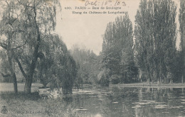 PC46319 Paris. Bois De Boulogne. Etang Du Chateau De Longchamp. Le Deley. 1903. - Mondo