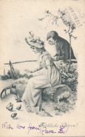 PC46674 Frohliche Ostern. 1902. B. Hopkins - Mondo