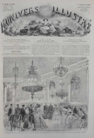 Fête Donnée Par Le Maréchal De Mac-Mahon à Berlin - Couronnement Du Roi De Prusse - Page Original 1861 - Documents Historiques