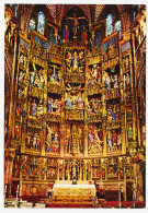 CPSM / CPM Dentelée10.5 X 15 Espagne (120) TOLEDO  Cathédrale - Retable Principal - Toledo