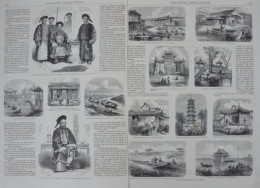Le Gouverneur Militaire De Shang-Hai - Exploitation Agricole Sur Le Yang-tse-kiang - 2 Pages Originaux 1861 - Documents Historiques