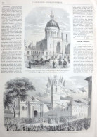 Nouvelle Synagogue De Cologne (Köln), Fondée Sous Le Patronage De A. Oppenheim - Page Originale 1861 - Documents Historiques