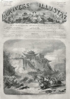 Théâtre Impériale De Cirque "La Prise De Pékin" - Page Originale 1861 - Documents Historiques