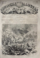 Vue De A Ville De Mendoza Après Le Tremblement De Terre Du 20 Mars 1861 - Page Original 1861 - Documents Historiques