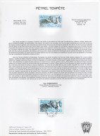 - Document Philatélique LE PÉTREL TEMPÊTE - MARTIN-DE-VIVIES-ST-PAUL-AMS 1.1.1997 - - Faune Antarctique