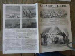 Le Monde Illustré Décembre 1865 Belgique Roi Léopold Incendie MM Cail Ateliers De Construction Angers Théâtre - Tijdschriften - Voor 1900