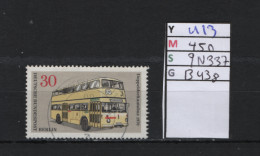 P. FIXE Obl 413 YT 450 MIC 9N337 SCO B438 GIB Autobus à Impériale Transports Berlinois 1973 *Berlin* 75/03 - Used Stamps