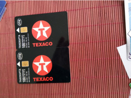 Phonecard Texaco Greece Only 39.000 Ex Used Rare - Griekenland