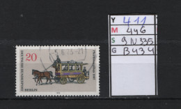 P. FIXE Obl 411 YT 446 MIC 9N335 SCO B434 GIB Hippomobile Transports Berlinois 1973 *Berlin* 75/03 - Used Stamps