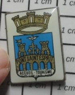 2020 Pin's Pins / Beau Et Rare / VILLES / PONT SAINT ESPRIT BLASON ECUSSON ARMOIRIES ACCUEIL TOURISME - Ciudades