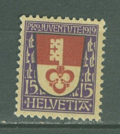 Suisse   Yvert  175 Ou  Zum J 14   *  TB   - Unused Stamps