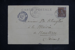 INDOCHINE - Affranchissement De Phnom Penh Sur Carte Postale En 1904 Pour La France - L 150970 - Covers & Documents