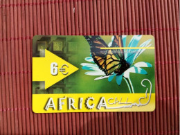 Phonecard Buterfly 6 Euro Mint 2 Photos  Rare - Andere & Zonder Classificatie