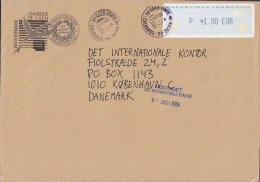 France UNIVERSITE DE CAEN Calvados 2004 Cover Lettre Denmark ATM Frama Label Avions En Papier - 2000 Type « Avions En Papier »