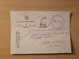 AYUNTAMIENTO  GRAJA DE INIESTA 1980  CUENCA - Franchigia Postale