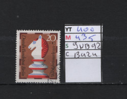 P. FIXE Obl 400 YT 435 MIC 9NB92 SCO B424 GIB Cavalier  Pieces De Jeux D'échecs 1972 *Berlin* 75/03 - Used Stamps