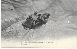 SUISSE - SPORTS D'HIVER - LES AVANTS SUR MONTREUX - En Bob Sleigh -  JJ 5595 - Edit. Julien Frères, Genève - Sports D'hiver