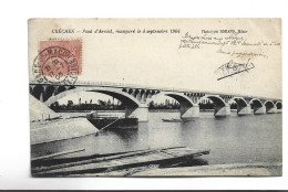 CPA   DPT  71 CRECHES, PONT D ARCIAT  En 1905! - Autres & Non Classés