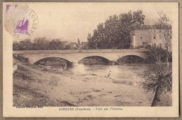 CPA 84 - SORGUES - Pont Sur L'Ouvèze - TB PLAN EDIFICE Et Cours D'eau - Sorgues