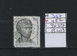 P. FIXE Obl 387 YT 422 MIC 9N327 SCO B413 GIB Friedrich Gilly 1972 *Berlin* 75/03 - Used Stamps