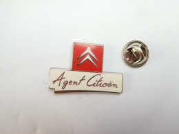 Superbe Pin's En Zamac , Auto Citroën , Agent Citroën , Non Signé - Citroën