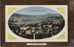 X116689 RARE TURQUIE CONSTANTINOPLE ISTANBUL BYZANCE VUE PANORAMIQUE DU PORT - Turquia