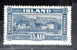 ISLANDE - 1925 - REYKJAVIK - 35AUR - MH / * - Neufs