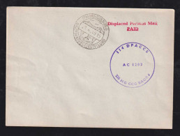 Bizone 1949 POW Brief Displaced Persons Mail PAID Lager Camp Rendsburg BAOR 6 - Lettres & Documents