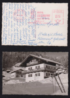 BRD Bund 1964 AFS 15Pf Freistempler Meter Postkarte REIT IM WINKEL Hotel Unterwirt X Halle DDR - Lettres & Documents