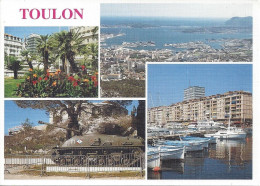 CPM  France Provence Côte D’Azur  83 Var  Souvenir De Toulon   Vue Multiple 4 Vues - Gruss Aus.../ Gruesse Aus...