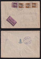 Deutsches Reich 1920 EXPRESS Brief BAD REICHENHALL X WIEN Austria Forwarded Pneumatic Mail Rohrpost - Lettres & Documents